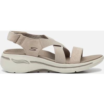 Afbeelding van Skechers Performance GO WALK ARCH FIT Outdoorsandalen, Dames, Maat: 36, Beige Polyester