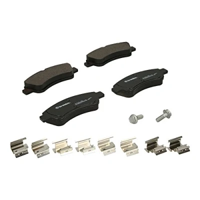 Image de 4 plaquettes de frein brembo p 61 066