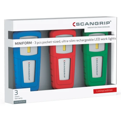 Afbeelding van SCANGRIP MINIFORM KIT 49.0397 Looplampen 200 magnetisch