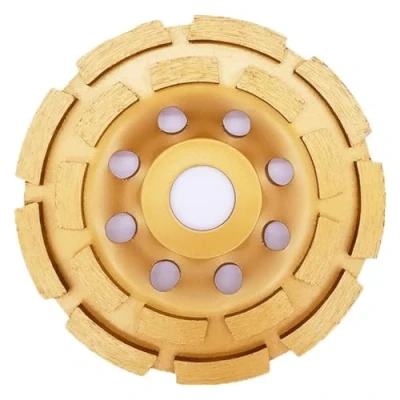 Afbeelding van APLUS Diamantslijpschijf, dubbele rij, voor beton, steen, metselwerk, 115 mm x 22,23