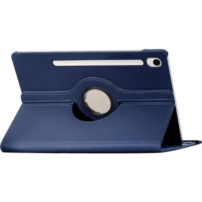 Afbeelding van imoshion Tablet Hoes Geschikt voor Samsung Galaxy Tab S9 11.0 inch FE / 360 Draaibare Bookcase Donkerblauw /Donkerblauw