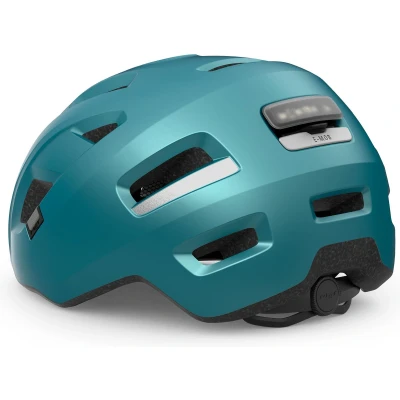 Afbeelding van MET E Mob Fietshelm Mannen &amp; Vrouwen Bike Volwassenen Maat L (58 61cm) NTA8776 Teal