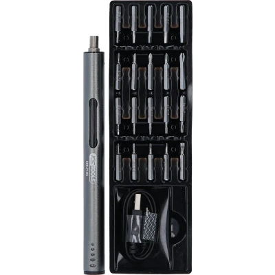 Afbeelding van KS Tools Precisiemechanica USB Accu Schroevendraaier Set