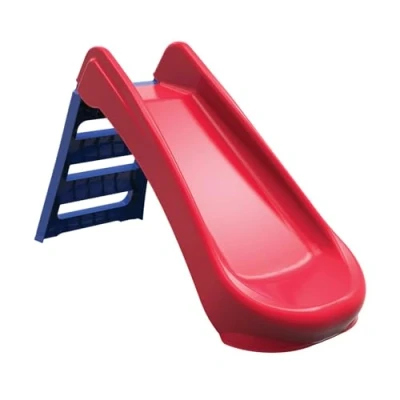 Afbeelding van Palplay glijbaan opvouwbaar 4ft rood/blauw