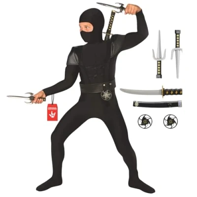 Afbeelding van Morph Ninja kostuum voor kinderen.