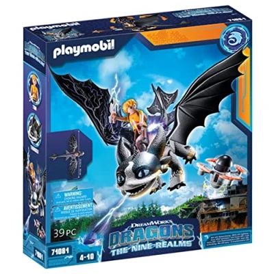 Image de Playmobil Dragons 71081 The Nine Realms Thunder and Tom