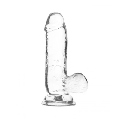 Afbeelding van Crystal Addiction Transparante Dildo 15 cm Levensecht Gevoel