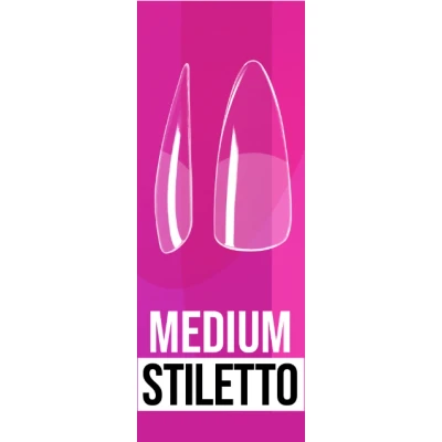 Afbeelding van IBD Soft Gel tips Medium Stiletto