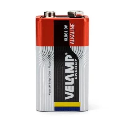 Afbeelding van Velamp 6LR61/1BP accu 6LR61 transistor 9V BL, rood