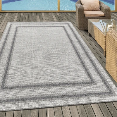 Afbeelding van Aruba Binnen &amp; Buiten Vloerkleed Laagpolig Creme 120x170 cm