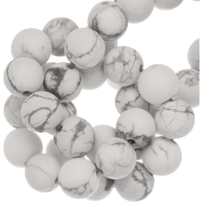 Afbeelding van Howliet Frosted Kralen (6 mm) 60 Stuks