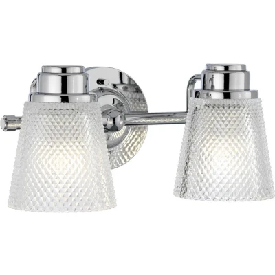 Afbeelding van Quintiesse LED Badkamerarmatuur Hudson 3W 3000K 300Lm 830 IP44 Dimbaar Polished Chrome