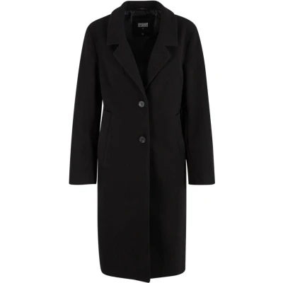 Afbeelding van Urban Classics Mantel, Dames, Maat: Large, Black
