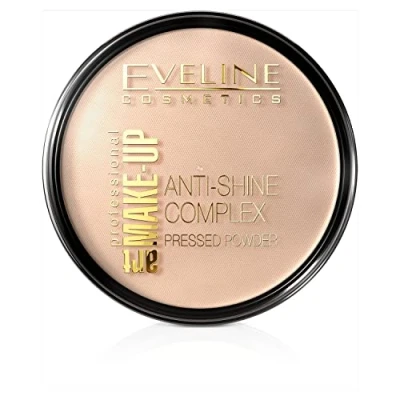 Afbeelding van Eveline Art Make Up Anti Shine Complex Pressed Powder matujący puder mineralny z jedwabiem 31 Transparent 14g