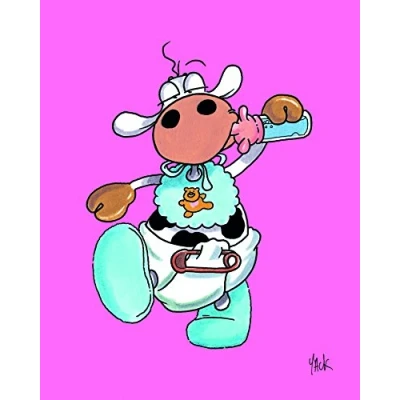 Image de Affiche 24x30 cm Bébé vache / Cow Baby Kalb