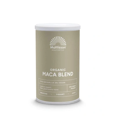 Afbeelding van Mattisson Biologische Maca Blend rood, geel &amp; zwart 300 g