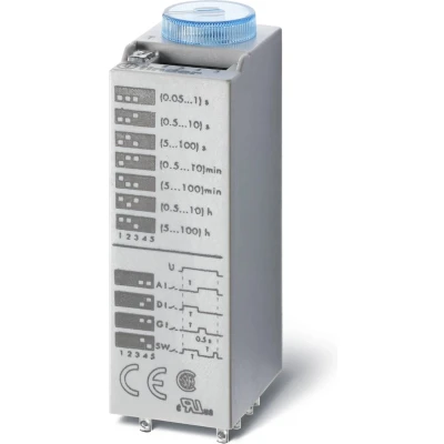 Afbeelding van Finder 85.02.0.012.0000 Tijdrelais 12 V DC/AC 1 stuk(s) Tijdsduur: 0.05 360000 s 2x wisselcontact