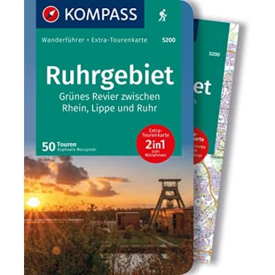 Afbeelding van KOMPASS Wanderführer Ruhrgebiet, 50 Touren mit Extra Tourenkarte