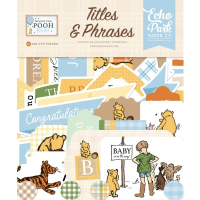 Afbeelding van Echo Park Winnie The Pooh Baby Titles &amp; Phrases (WPB442032)