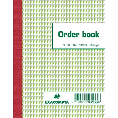 Afbeelding van Exacompta orderbook, ft 13,5 x 10,5 cm, tripli (50 3 vel)