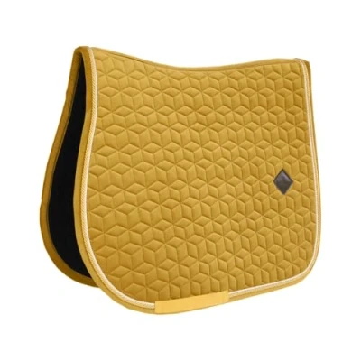 Afbeelding van Kentucky Horsewear Zadeldek Velvet Donkergeel