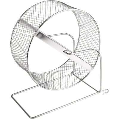 Afbeelding van Flamingo Trota Speelgoed Knaagdier Ks Looprad Metaal Chroom M Dia. 20,5cm 1st 127284