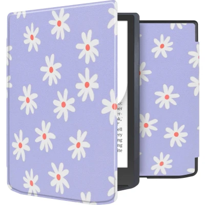 Afbeelding van imoshion Design Slim Soft Case Sleepcover voor de Pocketbook InkPad Color 3 / 4 Flowers Distance