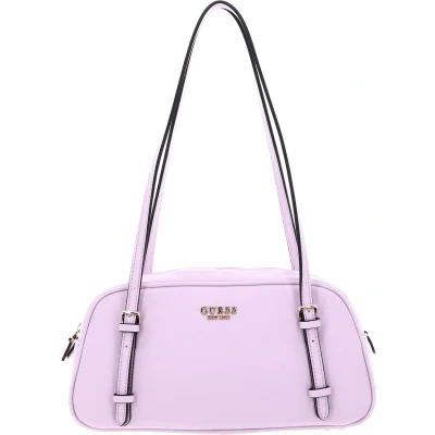 Afbeelding van Guess Cerelia Satchel Handtas, Dames, Maat: One Size, Orchid