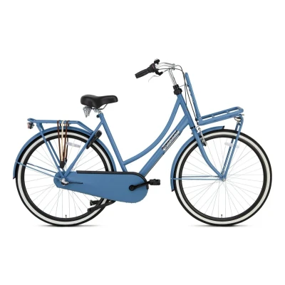 Afbeelding van Popal Daily Dutch Basic+ N3 Transportfiets Stadsfiets Dames 53 centimeter GÃ¶teborg Blue