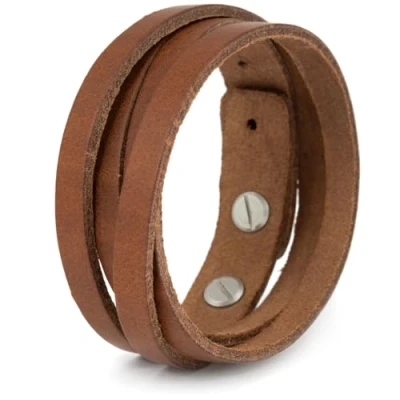 Afbeelding van Simaru Hoogwaardige leren armband van premium Leer Made in Germany, verkrijgbaar alle maten, One size,