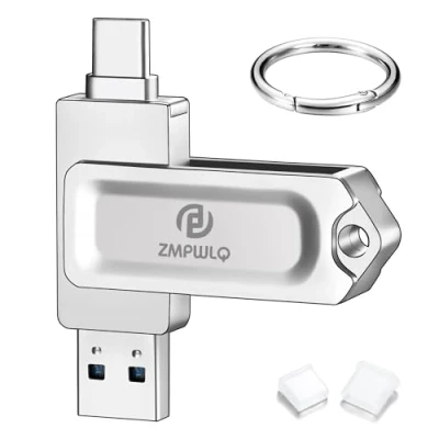 Afbeelding van USB stick voor iPhone 15 en 16, stick, 256 GB, 3.0 type C, dubbele fotostick serie/iPad/Android/PC/Mac