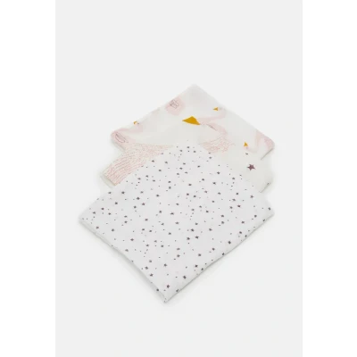 Afbeelding van Lässig Heavenly SOFT Swaddle Little Water SWAN 3 PACK Unisex Hydrofiele doek voor kinderen, Maat: One Size, Purple