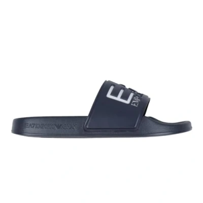 Afbeelding van EA7 Emporio Armani Unisex Pantoffels voor kinderen, Maat: 31, Navy Kunststof