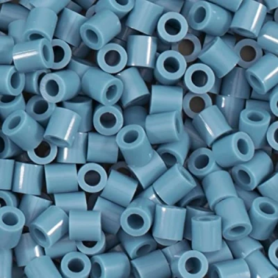 Afbeelding van Vaessen Creative Strijkparels, staalblauw, set met 1100 stuks DIY voor kinderen, sieraden maken, decoratie, huis en andere creatieve vrijetijdsideeën, 5 mm