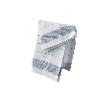Image de de Witte Lietaer Mixte Torchon (lot 2) (68x68 cm) lot 2 Bleu,Blanc
