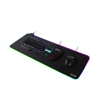 Afbeelding van Gelid Nova XL muismat, gaming muismat met ledverlichting, bureaumat, extra groot (80 x 30 cm)