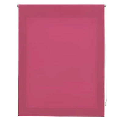Afbeelding van Decorblind rolgordijn doorschijnend glad Afmetingen 140 x 175 cm Breedte lengte 137 170 Transparant roze eenvoudig aan muur of plafond te bevestigen