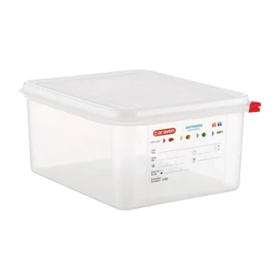 Afbeelding van Araven GN 1/2 voedselbak met deksel 10L (4 stuks)