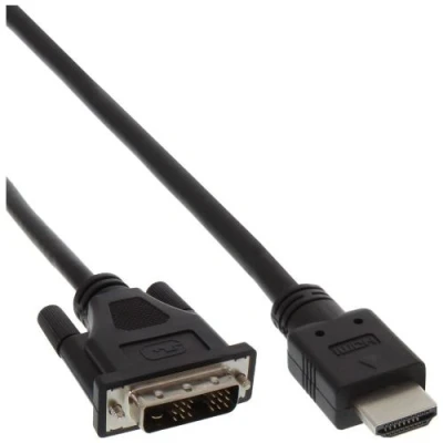 Afbeelding van InLine HDMI (type A) DVI (2 m, HDMI), Videokabel