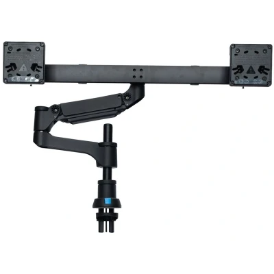 Afbeelding van R Go Tools Smartbar Caparo monitorarm, met gasveer voor twee beeldschermen, 3 9 kg draagvermoge