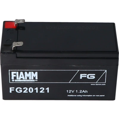 Afbeelding van Fiamm FG20121 batterij 1200 mAh loodbatterij 12 volt met mAh, 2 x 4,8 mm stekkercontacten