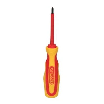 Afbeelding van KS Tools, Schroevendraaiers, ERGOTORQUE VDE PH schroevendraaier, PH0 (Phillipps kruissleuf (PH))
