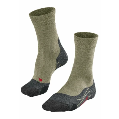 Afbeelding van Falke TK2 Explore Melange Trekking Functional Mediumcushioned Sportsokken, Heren, Maat: 44/45, Khaki