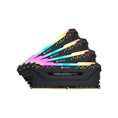 Image de CORSAIR Vengeance RGB PRO DDR4 kit 128 Go: 4 x 32 Go DIMM 288 broches 3200 MHz / PC4 25600 CL16 1.35 V mémoire sans tampon non ECC noir