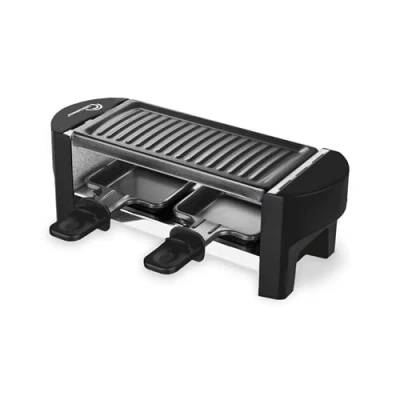 Afbeelding van LITTLE BALANCE 8559 Black Jura 2, racletteapparaat voor 1 of 2 personen, antiaanbaklaag, 320 W, zwart