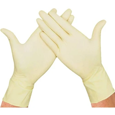 Afbeelding van Herrmann Hoogwaardige latexhandschoenen in de maat XL wit 100 stuks wegwerphandschoenen praktische dispenser ideaal voor hygiënegebieden zoals levensmiddelenindustrie en UVM cosmetica.