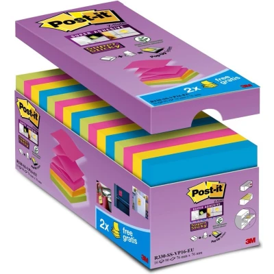 Afbeelding van Memoblok 3M Post it 654 76x76mm color notes