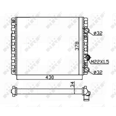 Afbeelding van Radiateur NRF 509519
