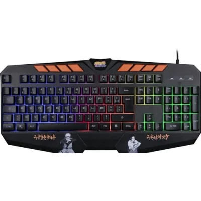 Afbeelding van Konix Naruto KX GAMING KEYBOARD, Bedraad, USB, AZERTY, RGB LED, Zwart