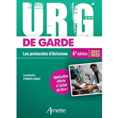 Afbeelding van URG&#039; DE GARDE 2021 2022 (6E ED) LES PROTOCOLES D&#039;AVICENNE
